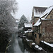 la petite Venise sous la neige : Colmar