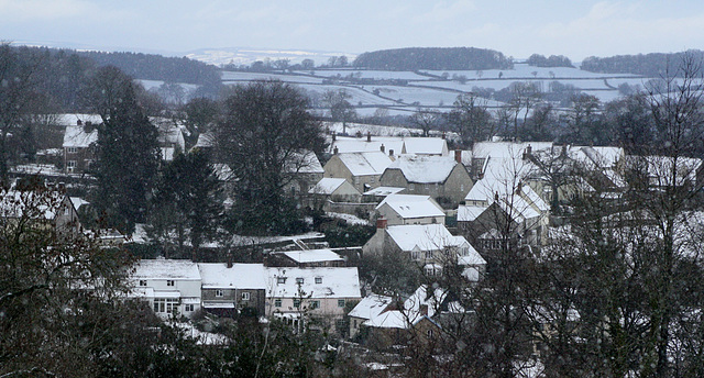 snowy village