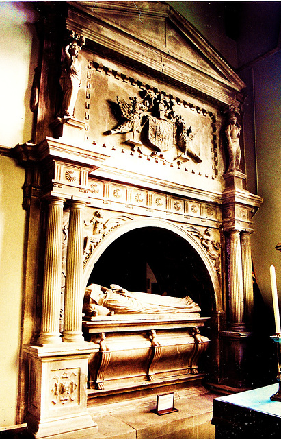 turvey church, beds 1562 mordaunt tomb by t.kirby