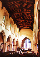 kirtling 1564 roof, clerestory, chancel