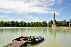 Le bassin et la pagode de Chanteloup à Amboise