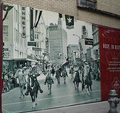 American color labs wall / Mur du San Antonio d'antan -  San Antonio, Texas. USA - 3 juillet 2010. - Recadrage