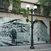 American color labs wall / Mur du San Antonio d'antan -  San Antonio, Texas. USA - 3 juillet 2010.