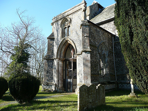 mellis church porch c14