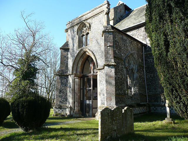 mellis church porch c14