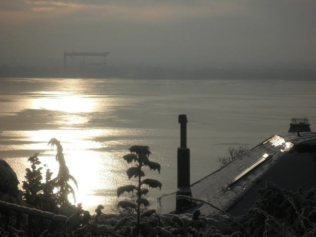 Abendliche Elbe