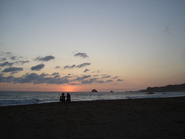 Playa Zipolite, Oaxaca. Mexique. 21 janvier 2011