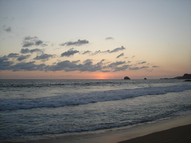 Playa Zipolite, Oaxaca. Mexique. 21 janvier 2011