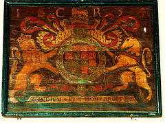mellis church royal arms 1634