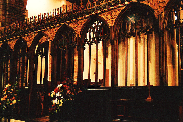 pilton church screen c.1500