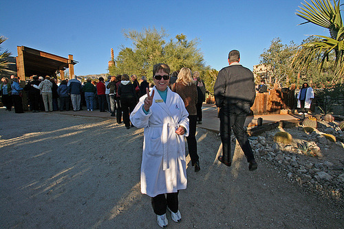 Alta Hester as Docent At Cabot's For The Spa Tour (8765)