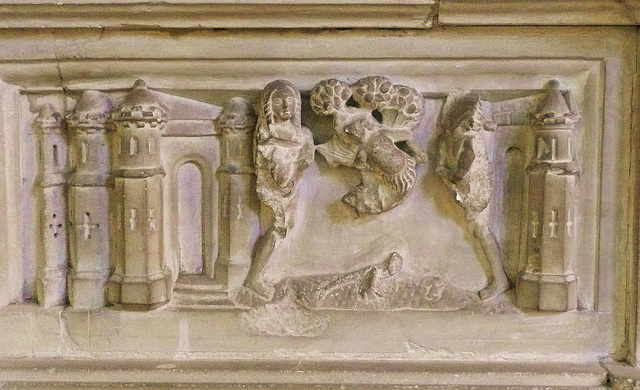 framlingham church, temptation of eve