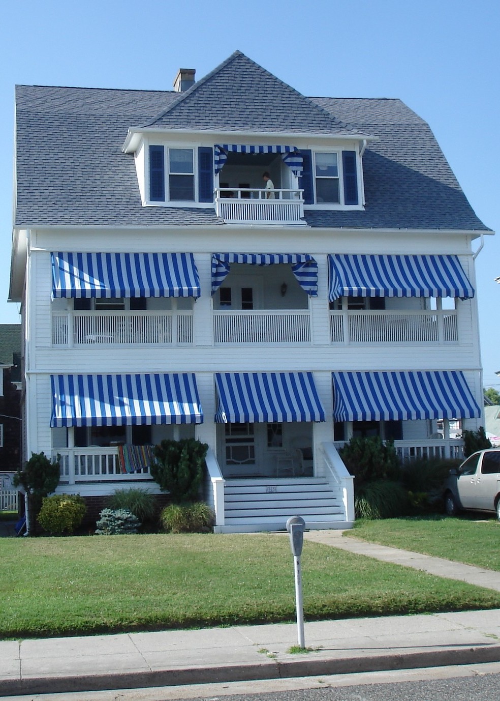 Maisons victoriennes / Victorian houses - Cape May, New-Jersey. USA - 19 juillet 2010 - Recadrage