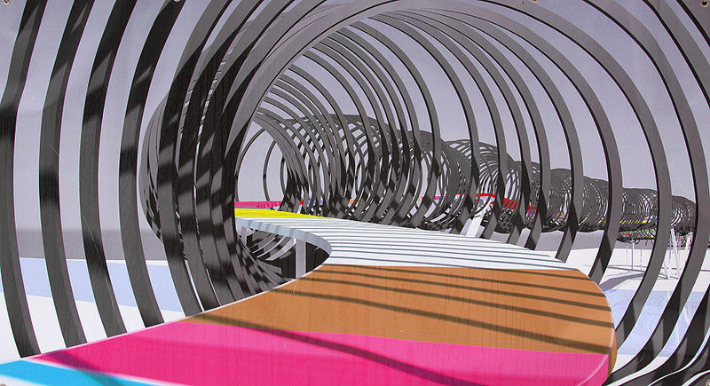 20110101 9174Aaw Architektur, Spiralbrücke