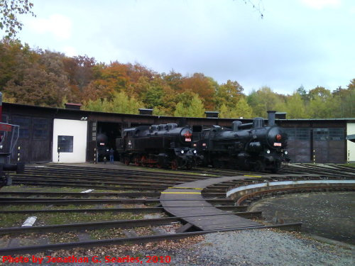 Roundhouse at the CD Muzeum, Picture 2, Luzna u Rakovnika, Bohemia (CZ), 2010