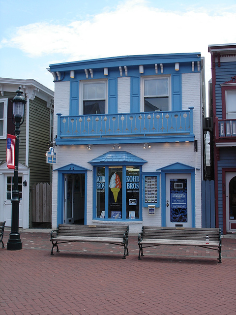 Khor Bros Ice Cream  / Cape May, New-Jersey. USA - 19 juillet 2010