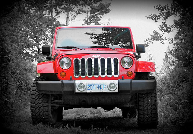 2012 Jeep with lift kit.