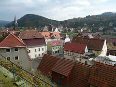 Romantische Stadt Wehlen an der Elbe