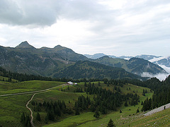 Bregenzerwald - Blick auf die Kanisalpe und auf die Damülser Mittagsspitze