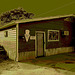 Mary Price Key Hole Inn / Indianola, Mississippi. USA - 9 juillet 2010 / Sepia légèrement postérisé