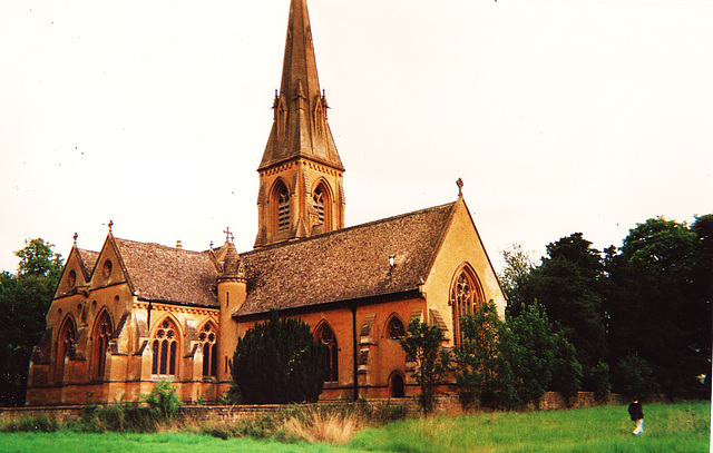 toddington church, 1873, street