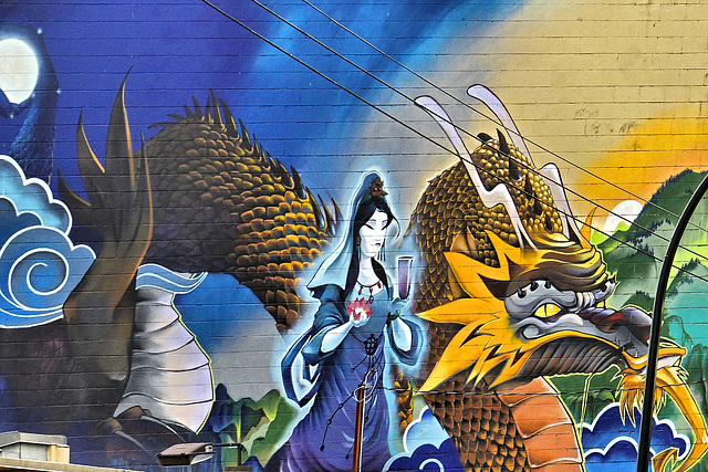 The Maiden and the Dragon – Commercial Drive, Vancouver, B.C.