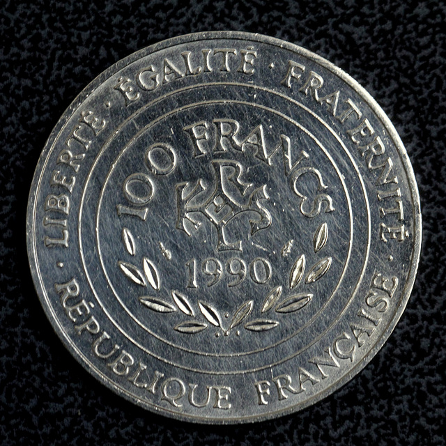 Charlemagne 100 Francs 1990