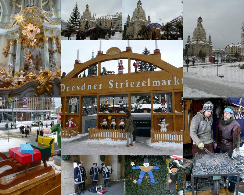 Der 576. Striezelmarkt in Dresden am Tag