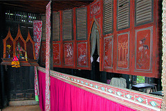 The stage for Thai puppetry