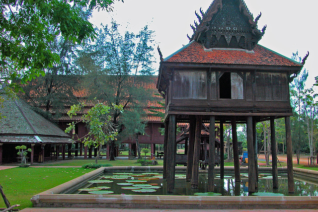 Wat Thung Si Muang วัดทุ่งศรีเมือง from Ubon Ratchathani and the Scripture Repository หอพระไตรปิฎก