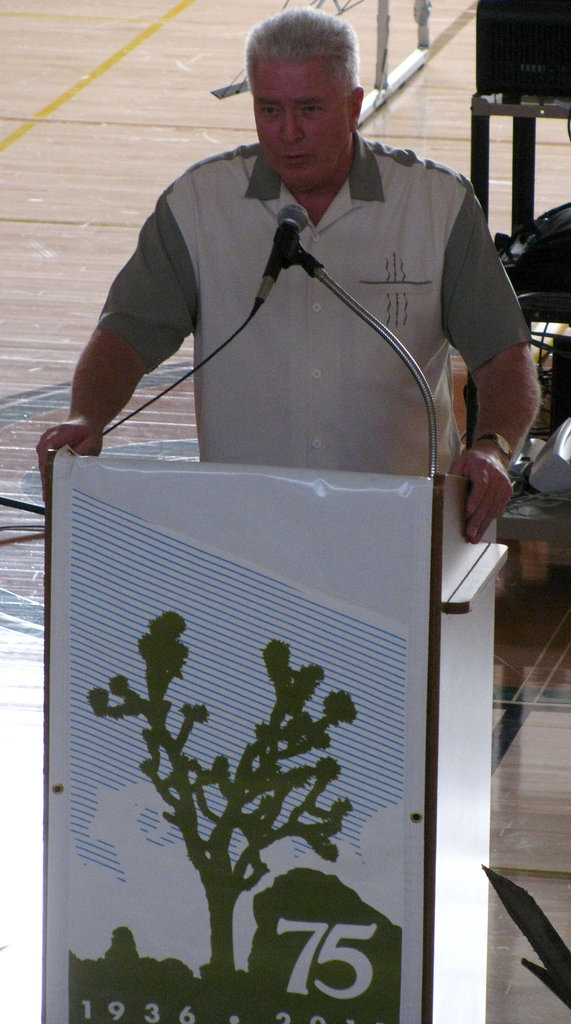 Huell Howser at JTNP 75th Anniversary Reception (2226)