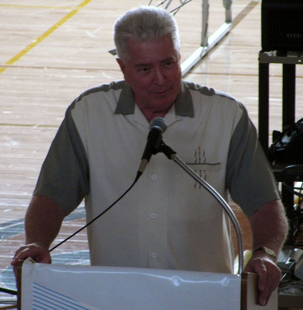 Huell Howser at JTNP 75th Anniversary Reception (2228)