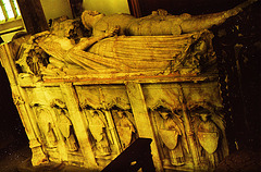 lowick church, northants, c15 tomb of ralph greene +1415