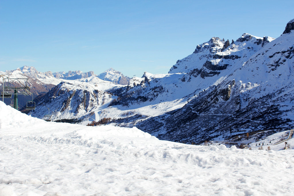 Auf dem Pordoipass, Dolomiten