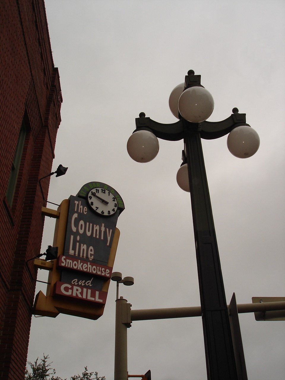 The county Line Smokehouse and Grill - San Antonio, Texas. USA. 1er juillet 2010.