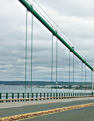 Suspension of Mackinac Bridge