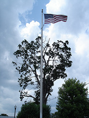 USA flag / Drapeau américain - Vernon, New-Jersey (NJ). USA / 21 juillet 2010.