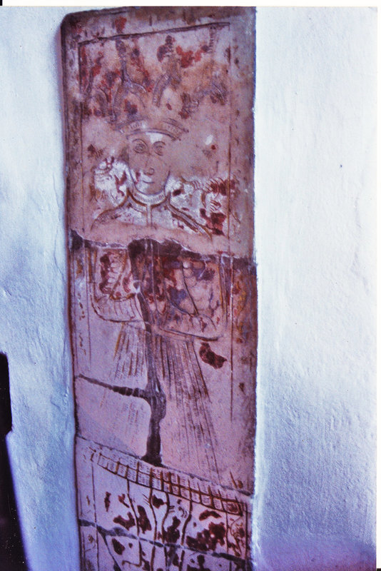 lingfield c16 tile tomb,the only effigial tile memorial of which I'm aware , though there are lettered ones.