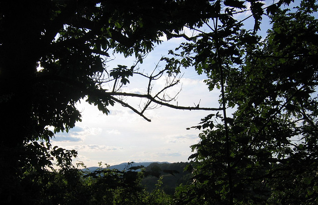 Dusk in the mountains