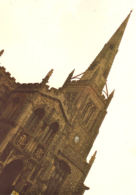 thaxted 1445 porch 1475 spire