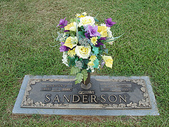 Sanderson  bunch / Le bouquet de Sanderson -Chickasaw memorial gardens /  Mississippi, USA - 9 juillet 2010