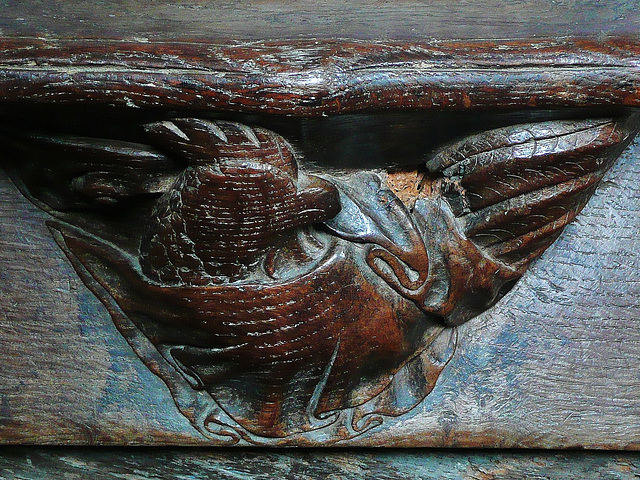 sudbury st.gregory chicken misericord