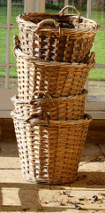 Stacked baskets