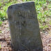 Hand-chisled headstone - On top of Angel Mountain NC
