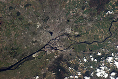 Hamburg by the ISS