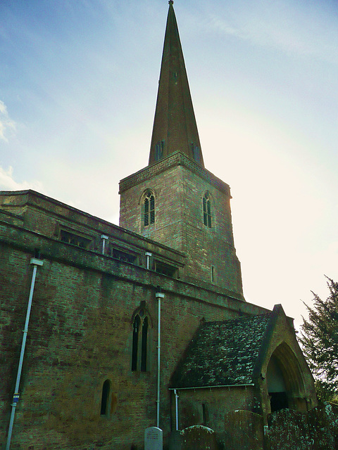 church hanborough , from n.e.