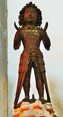 ewelme 1475 wooden angel from tomb