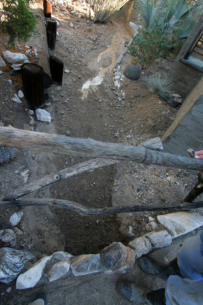 Cabot's Pueblo Museum - Post Flood December 2010 (8617)