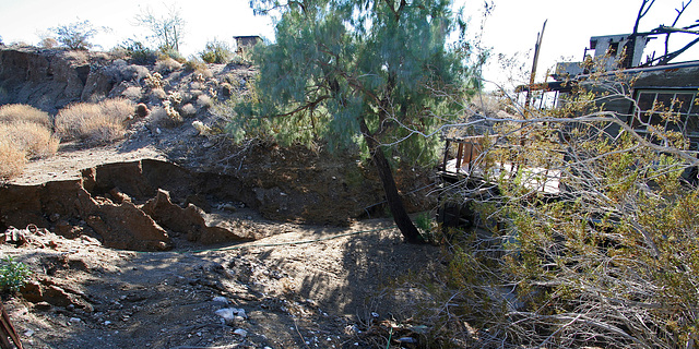 Cabot's Pueblo Museum - Post Flood December 2010 (8624)