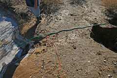 Cabot's Pueblo Museum - Post Flood December 2010 (8626)